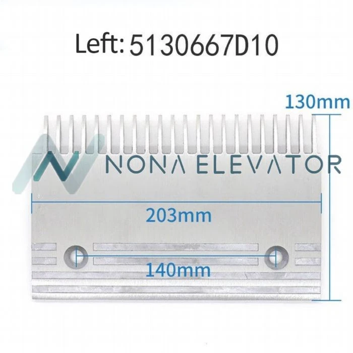KONE Escalator Comb Plate 5130667D10 5130668D10